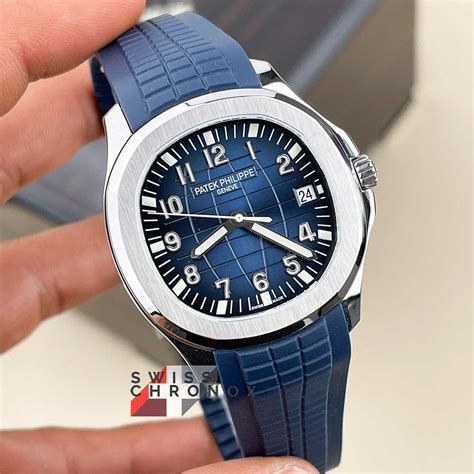 patek philippe blue charlie|Patek Philippe aquanaut watch.